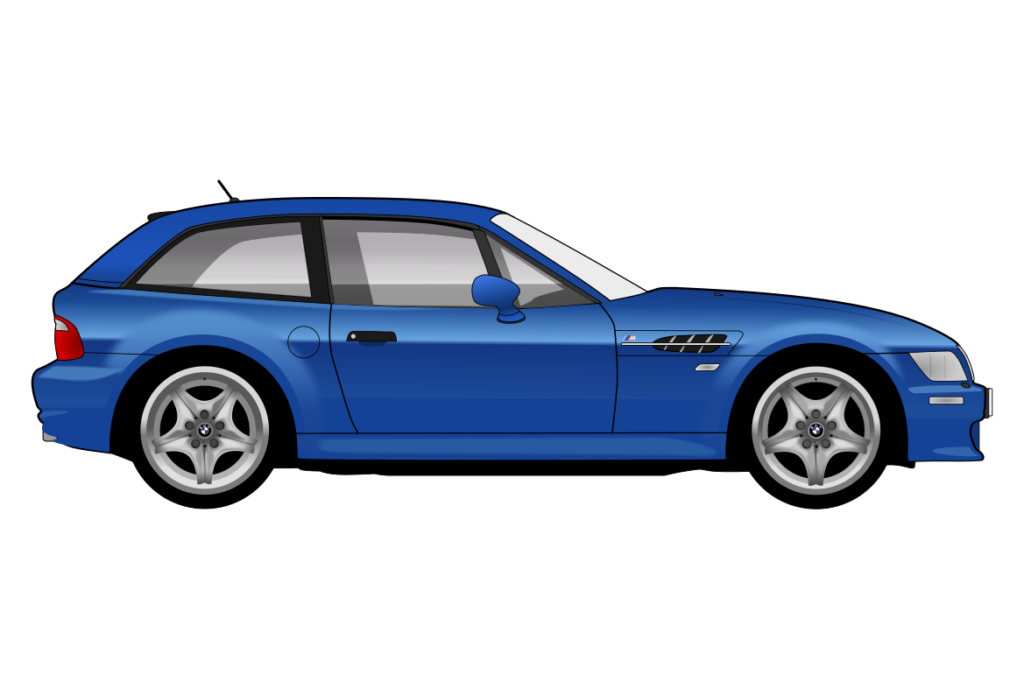 side view vector car graphic design for custom t-shirt and mug prints