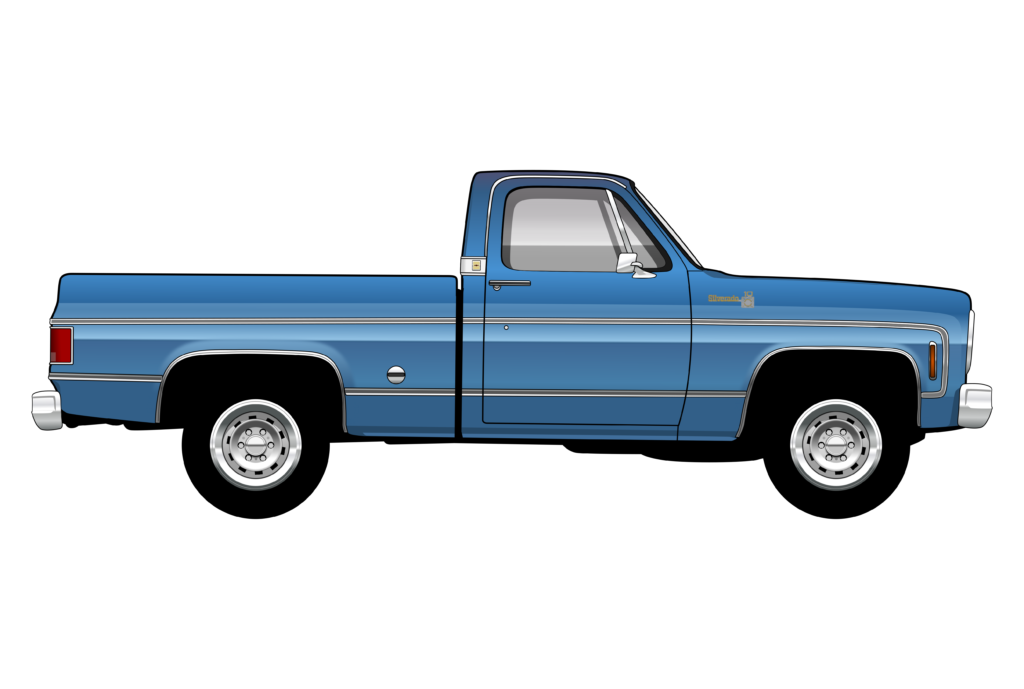 side view vector car graphic design for custom t-shirt and mug prints