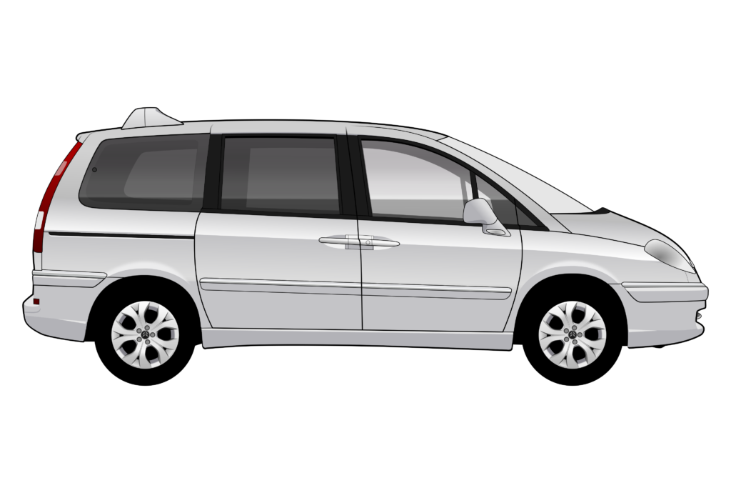 side view vector car graphic design for custom t-shirt and mug prints