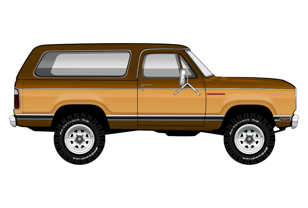 side view vector car graphic design for custom t-shirt and mug prints