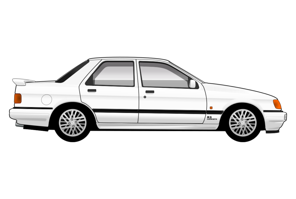 side view vector car graphic design for custom t-shirt and mug prints