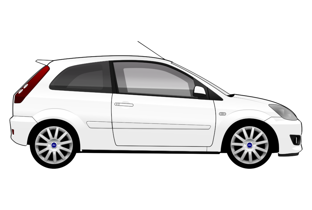 side view vector car graphic design for custom t-shirt and mug prints