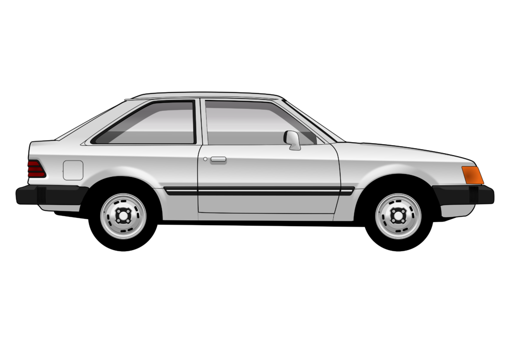 side view vector car graphic design for custom t-shirt and mug prints