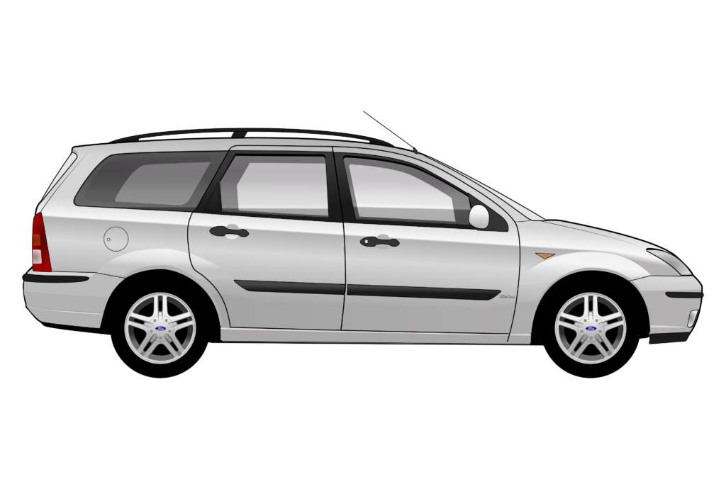 side view vector car graphic design for custom t-shirt and mug prints