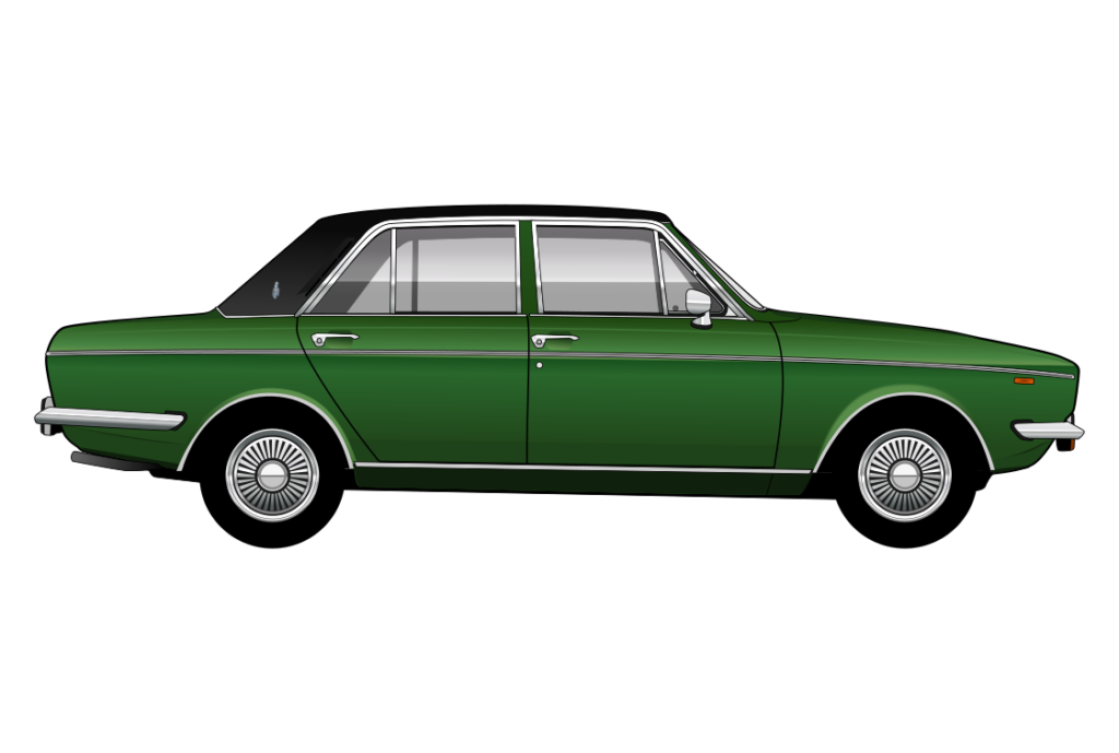 Green Humber Sceptre side view vector car graphic design for custom t-shirt and mug prints