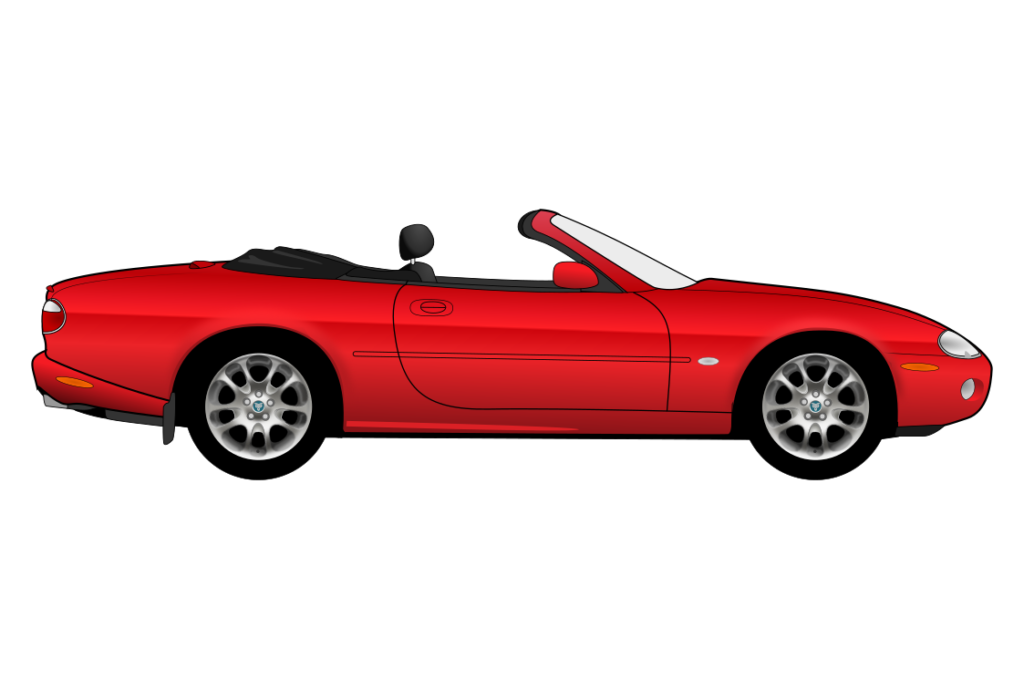 side view vector car graphic design for custom t-shirt and mug prints
