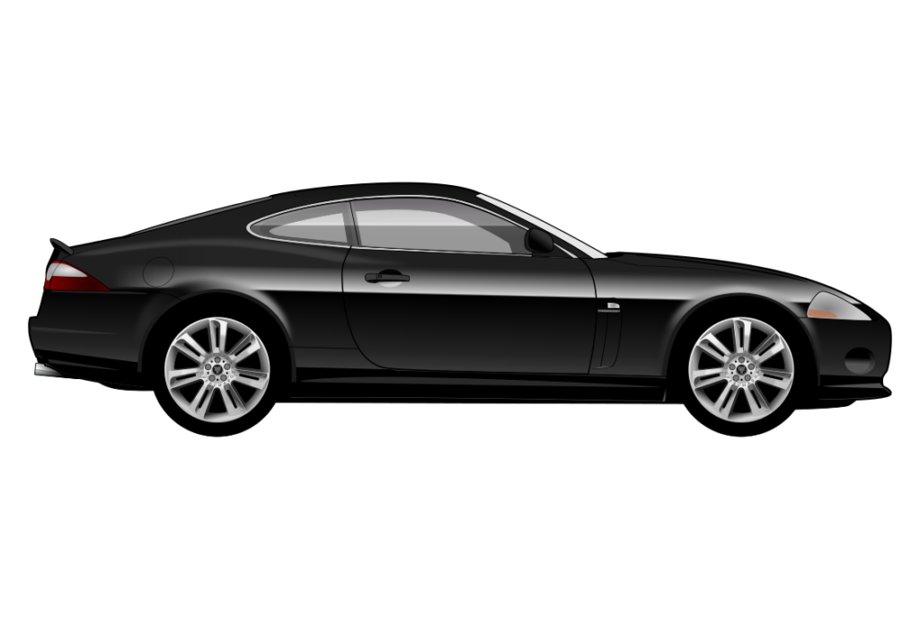 side view vector car graphic design for custom t-shirt and mug prints
