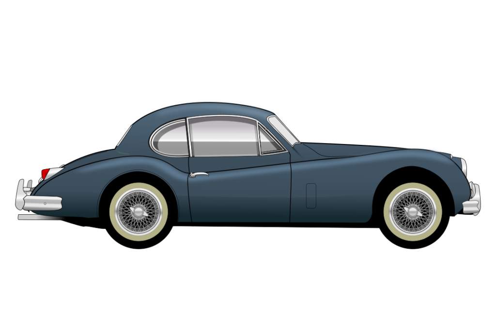 side view vector car graphic design for custom t-shirt and mug prints