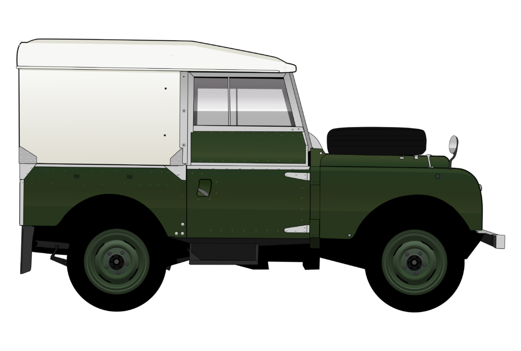 side view vector car graphic design for custom t-shirt and mug prints